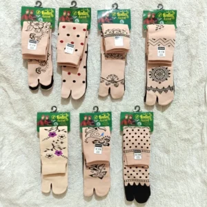 Kaoskaki Jempol Nylon Betis Kembang Batik Santosa Makmur Grosir