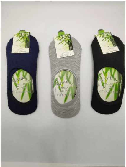 Kaos Kaki Telapak Hidden Socks Bambu Polos - Gambar 4